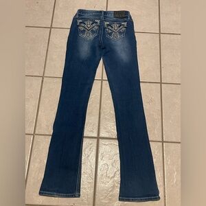 Soundgirl Women's Boot Cut Jeans - Dark Blue‎ Size 1